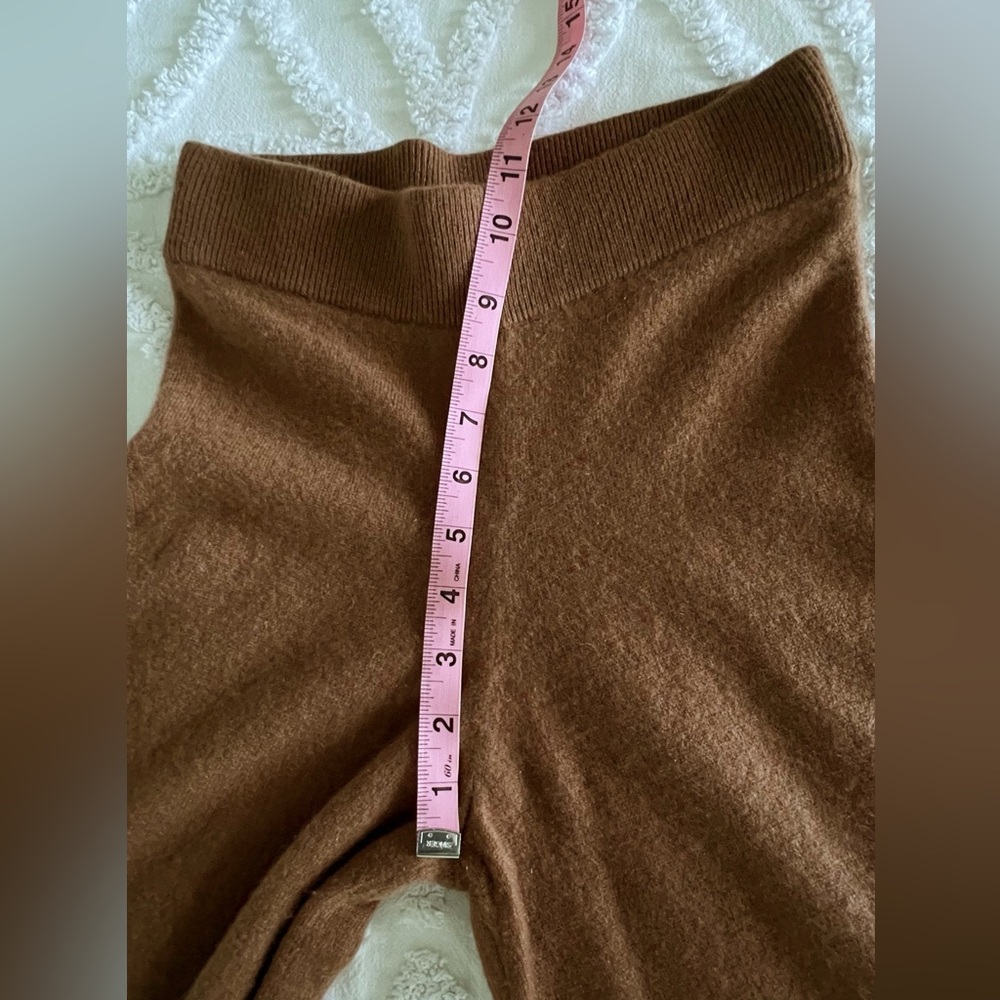 H&M Premium Selection XS Wide-leg High Waist Loose Fit Cashmere Pants Size 0 - Picture 9 of 10